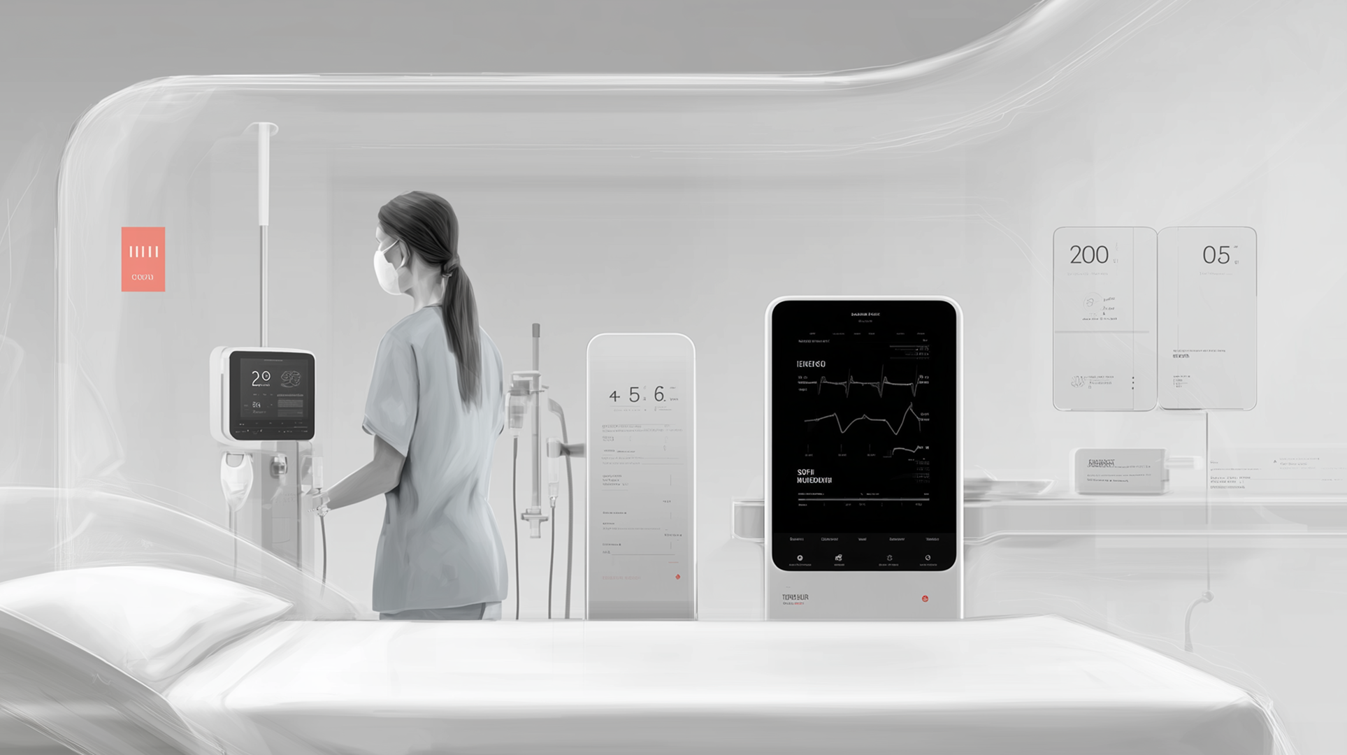 Medical device touchscreen UI design
